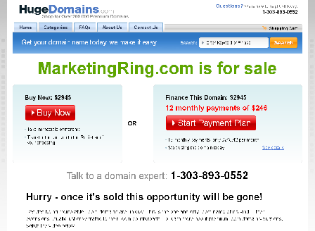 cheap MarketingRing Email Solo Ad Bronze Plan
