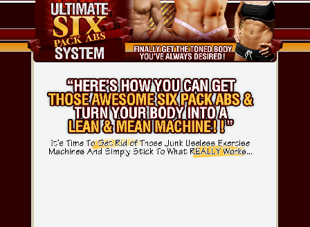cheap Ultimate Six Pack Abs System