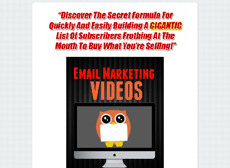 cheap Email Marketing Video Training Package