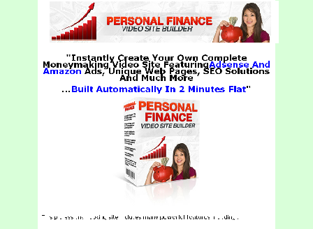 cheap Personal Finance Video Site Builder Comes with Master Resale/Giveaway Rights!