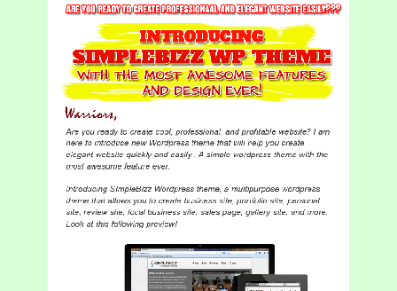 cheap SimpleBizz WordPress Theme