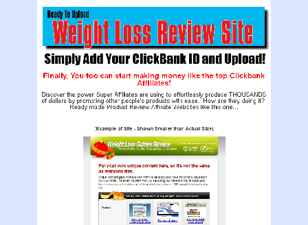 cheap Affiliate Review Site for ClickBank Weight Loss Products