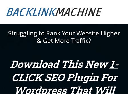 cheap Backlink Machine v3 - Multi Sites License