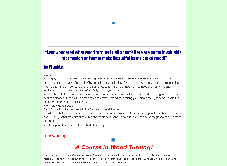 cheap A Course In Wood Turning