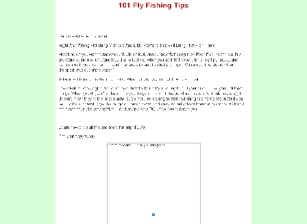 cheap 101 Fly Fishing tips