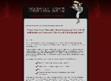 cheap Martial Arts - Learn How to Protect Yourself