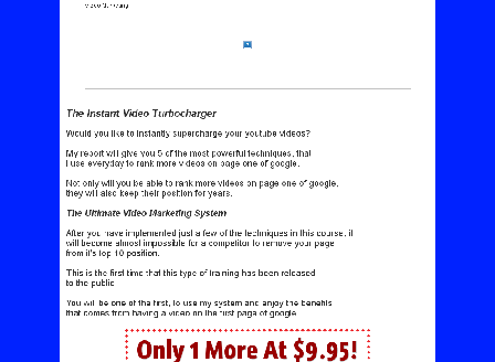 cheap The Instant Video Turbocharger