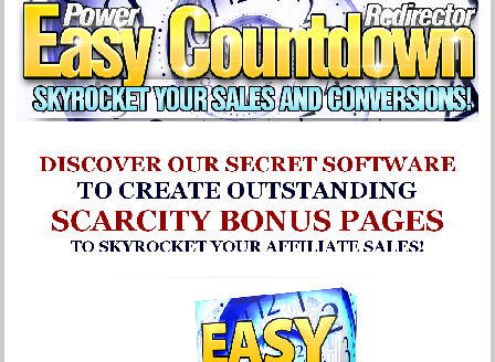 cheap Power Easy Countdown Redirector - Personal Use