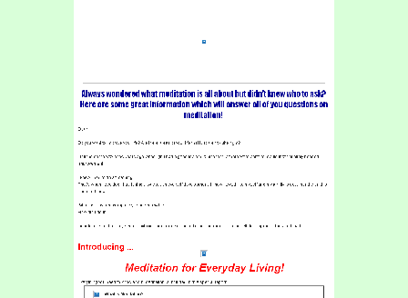cheap Meditation For Everyday Living