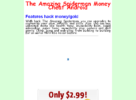 cheap The Amazing Spiderman Money Cheat Android