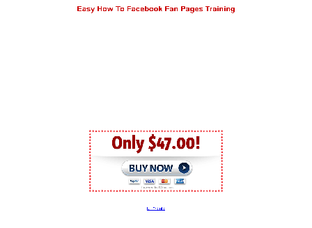 cheap Easy How To Facebook Fan Pages Training