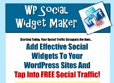 cheap WP Social Widget Maker With White Label Rights