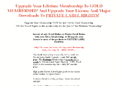 cheap Master Resell Rights Wholesaler - Gold Membership