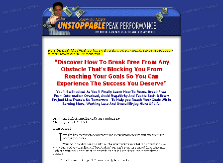cheap Unstoppable Peak Performance Guide