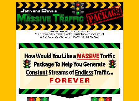 cheap Massive Traffic Package - One Time Offer!