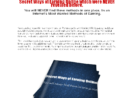 cheap Secret Ways of Earning Online - You will NEVER find them in 1 Place - 100+ Pages Detailed Guide