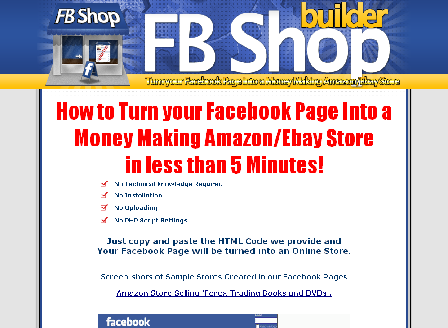 cheap FB Shop Builder