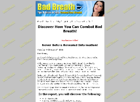 cheap Bad Breath Remedy