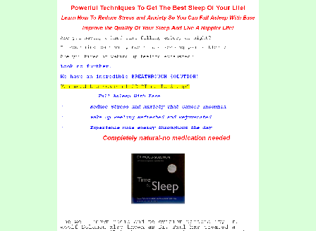 cheap TimeTo Sleep - Dr Woolf Solomon and Jonathan Birin