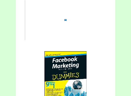 cheap Facebook Marketing -All in one for dummies