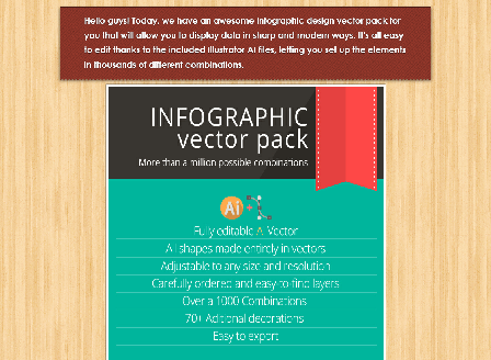 cheap Infographic Design Vector Gold Pack