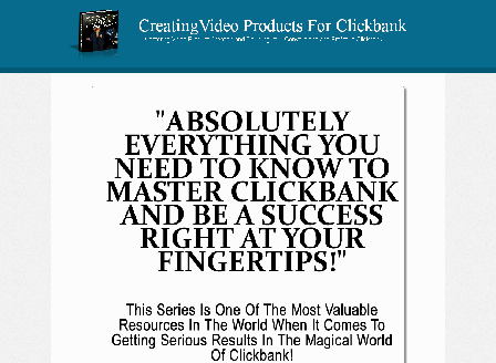 cheap Clickbank Video Product Creation
