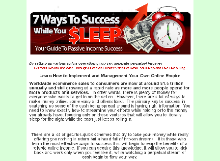 cheap 7 Ways To Success while you Sleep