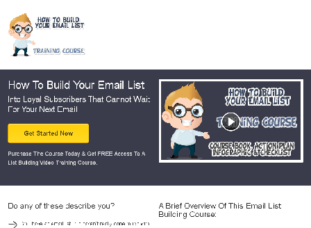 cheap How To Build Your Email List Course