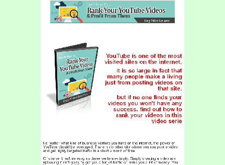cheap How To Rank Your You Tube Videos