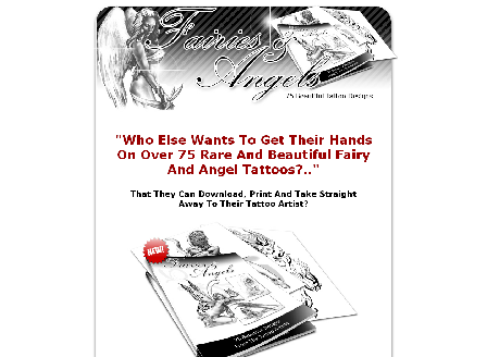 cheap Fairies And Angels Tattoos