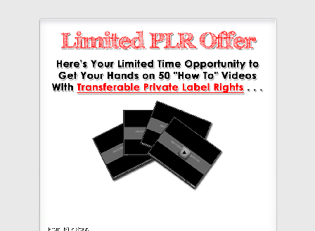 cheap 50 How To Videos with PLR