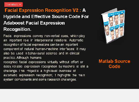 cheap Facial Expression Recognition Matlab Biometric Code