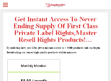 cheap Plr Membership Products