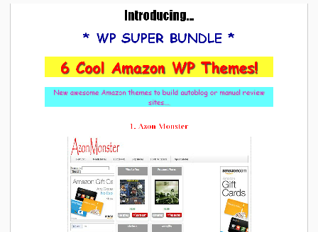 cheap WP Super Bundle: 6 Cool Amazon WP Themes