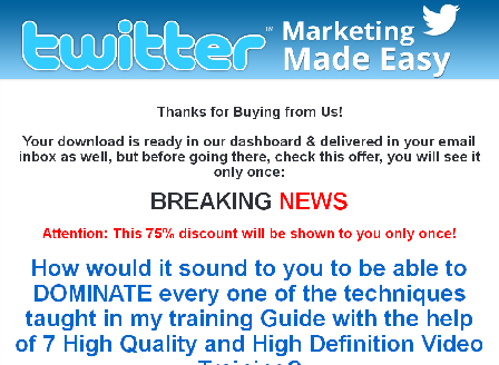 cheap Twitter Marketing Made Easy Video Training