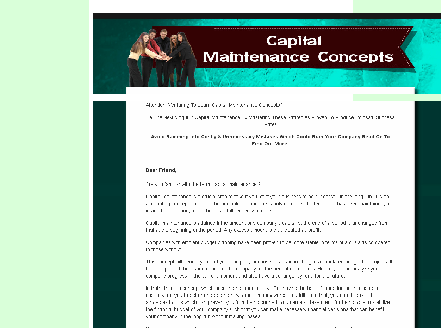 cheap Capital Maintenance Concepts Comes with Master Resale Rights!