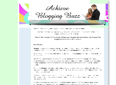 cheap Achieve Blogging Buzz Comes with Master Resale Rights!