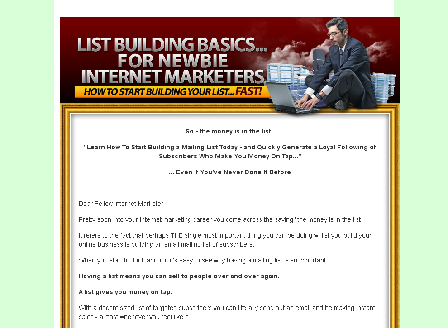 cheap List Building Basics For Newbie Internet Marketers Comes with Master Resale/Giveaway Rights!