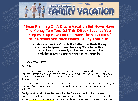 cheap How To Budget A Family Vacation
