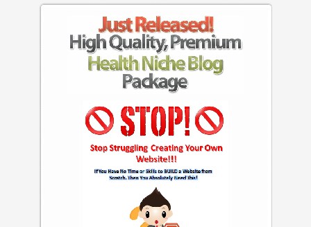 cheap "33 Health Niche Blogs Package"