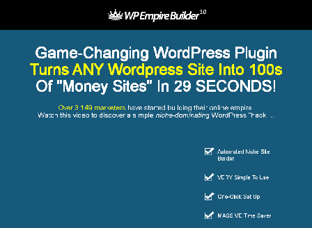 cheap WP Empire Builder 3.0 WordPress Plugin