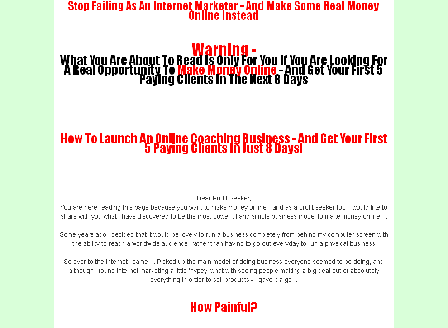 cheap Your First 5 Paying Clients In Just 8 Days - $9985 - Copy How I Did It