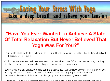 cheap Yoga To Ease Stress