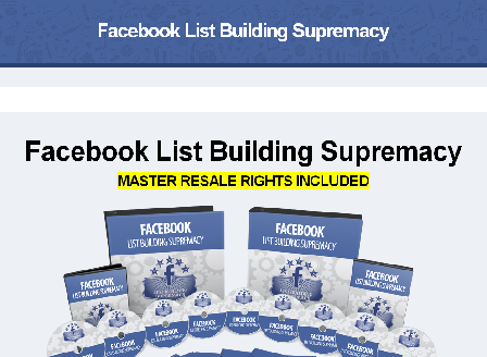 cheap Facebook List Building Supremacy