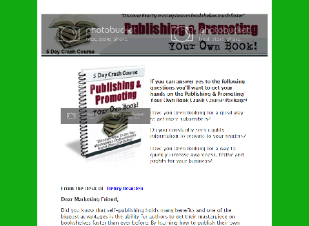 cheap Publishing & Promoting Your Book