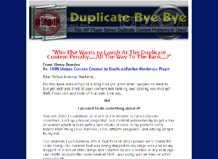 cheap Duplicate Bye2 WP Plugin