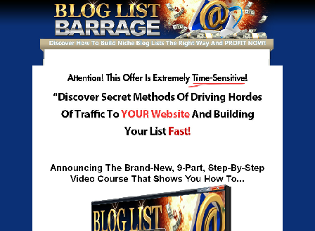 cheap Blog List Barrage Premium Pack