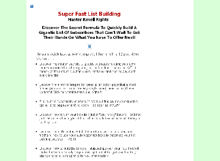 cheap Super Fast List Building [MRR]