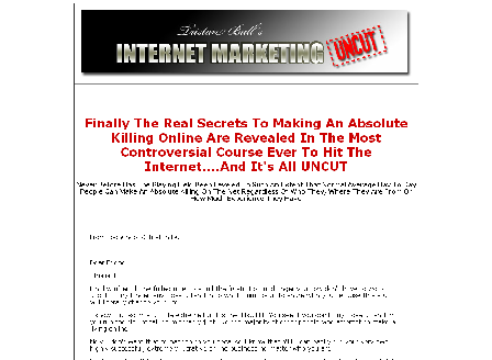 cheap Internet Marketing Uncut Video Training OTO