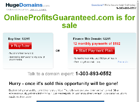 cheap Online Profits Guaranteed PLR - Main